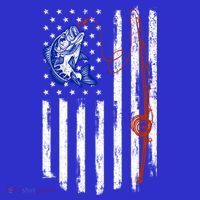 Fishing American Flag 4th Of July Usa Patriotic Fish Lover Gift Women's Tank Top thumb 5
