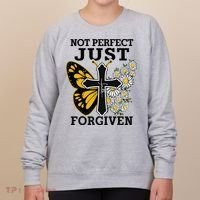 Forgiven and Funny Christian  for Jesus Lovers Women's Sweatshirt thumb 0