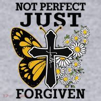 Forgiven and Funny Christian  for Jesus Lovers Women's Sweatshirt thumb 2