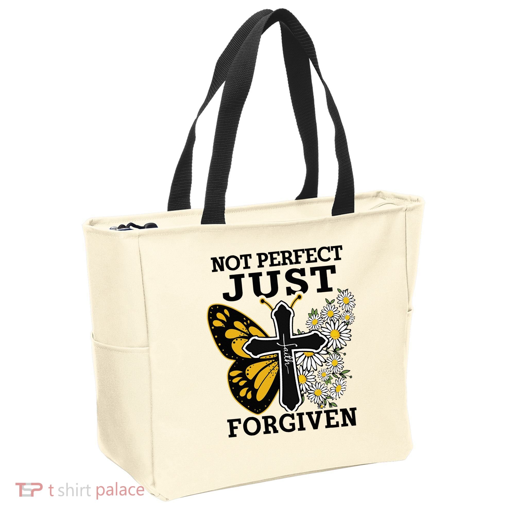 Forgiven and Funny Christian  for Jesus Lovers Tote Bag