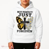 Forgiven and Funny Christian  for Jesus Lovers Hoodie thumb 2