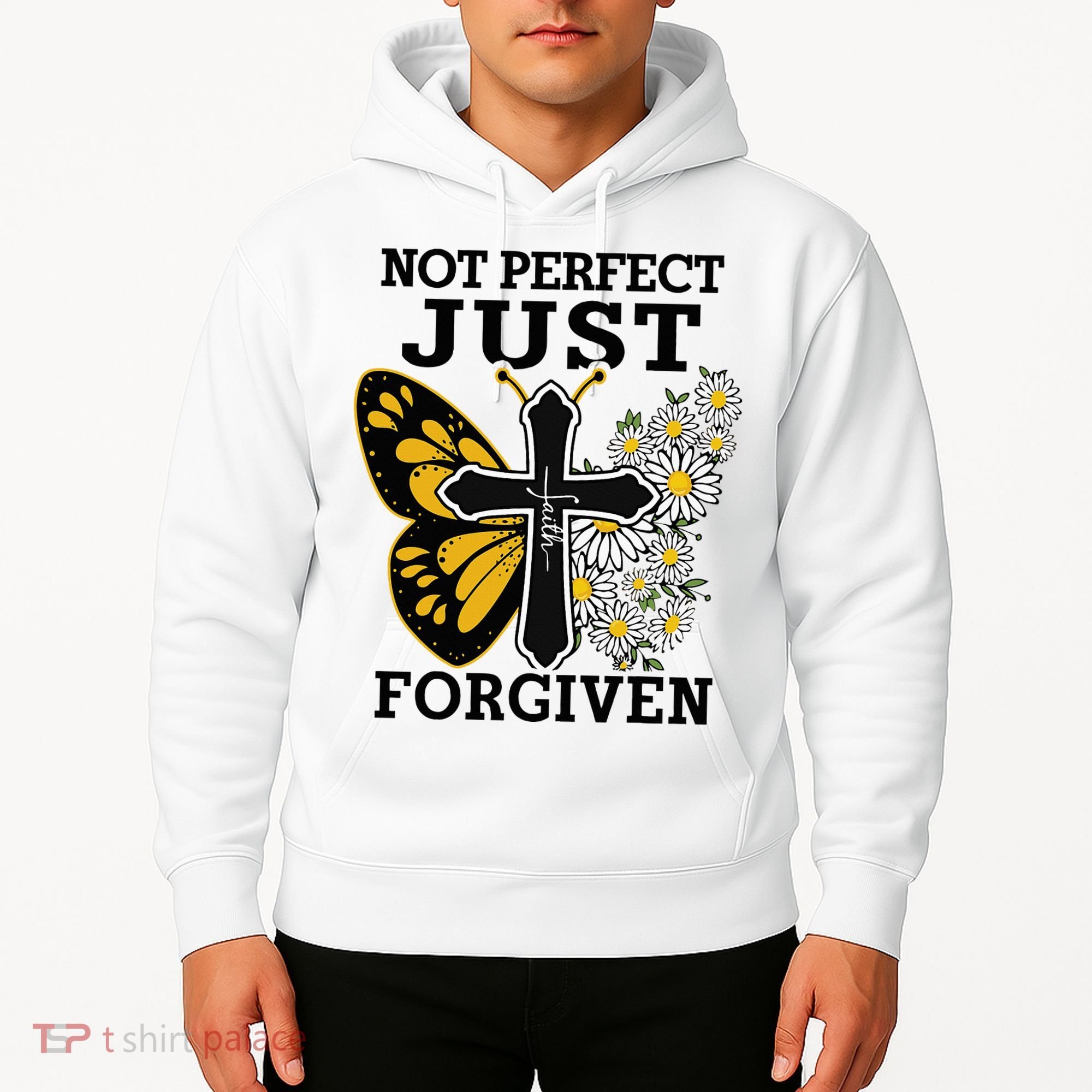 Forgiven and Funny Christian  for Jesus Lovers Hoodie