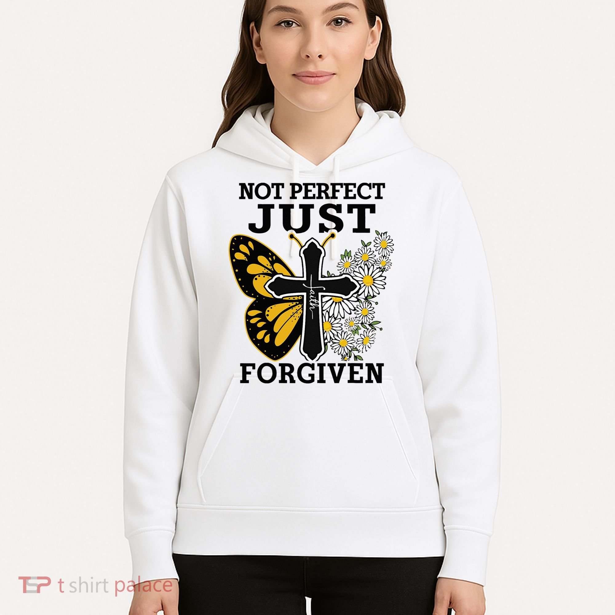 Forgiven and Funny Christian  for Jesus Lovers Hoodie
