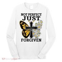 Forgiven and Funny Christian  for Jesus Lovers Long Sleeve Shirt thumb 0