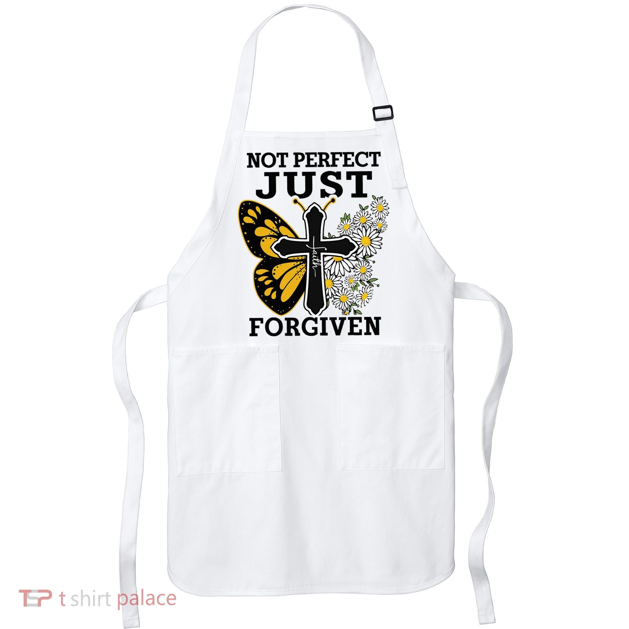 Forgiven and Funny Christian  for Jesus Lovers Apron