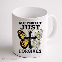 Forgiven and Funny Christian  for Jesus Lovers Coffee Mug thumb 1