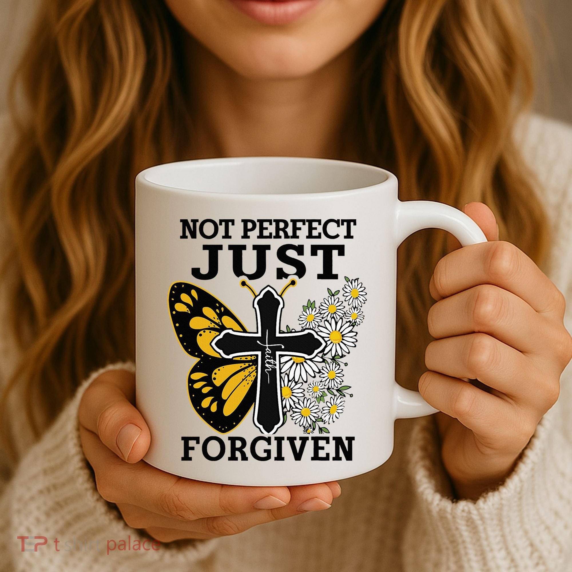 Forgiven and Funny Christian  for Jesus Lovers Coffee Mug