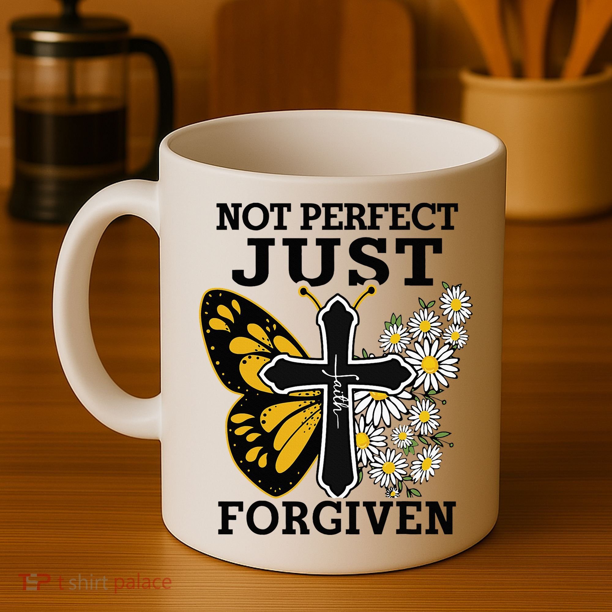 Forgiven and Funny Christian  for Jesus Lovers Coffee Mug