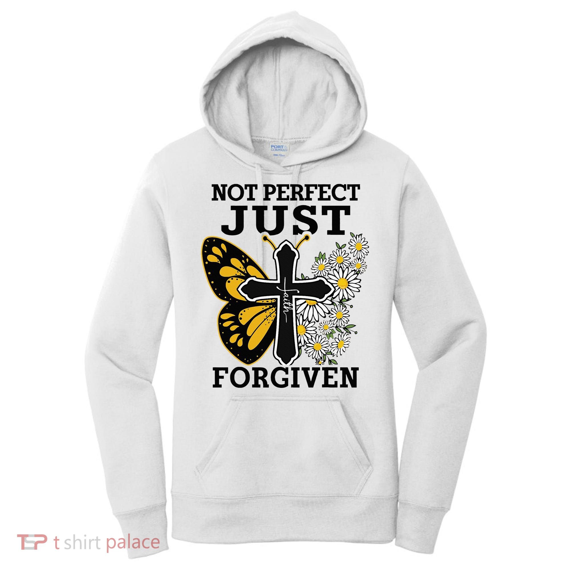 Forgiven and Funny Christian  for Jesus Lovers Women's Hoodie