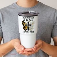 Forgiven and Funny Christian  for Jesus Lovers Tumbler thumb 2