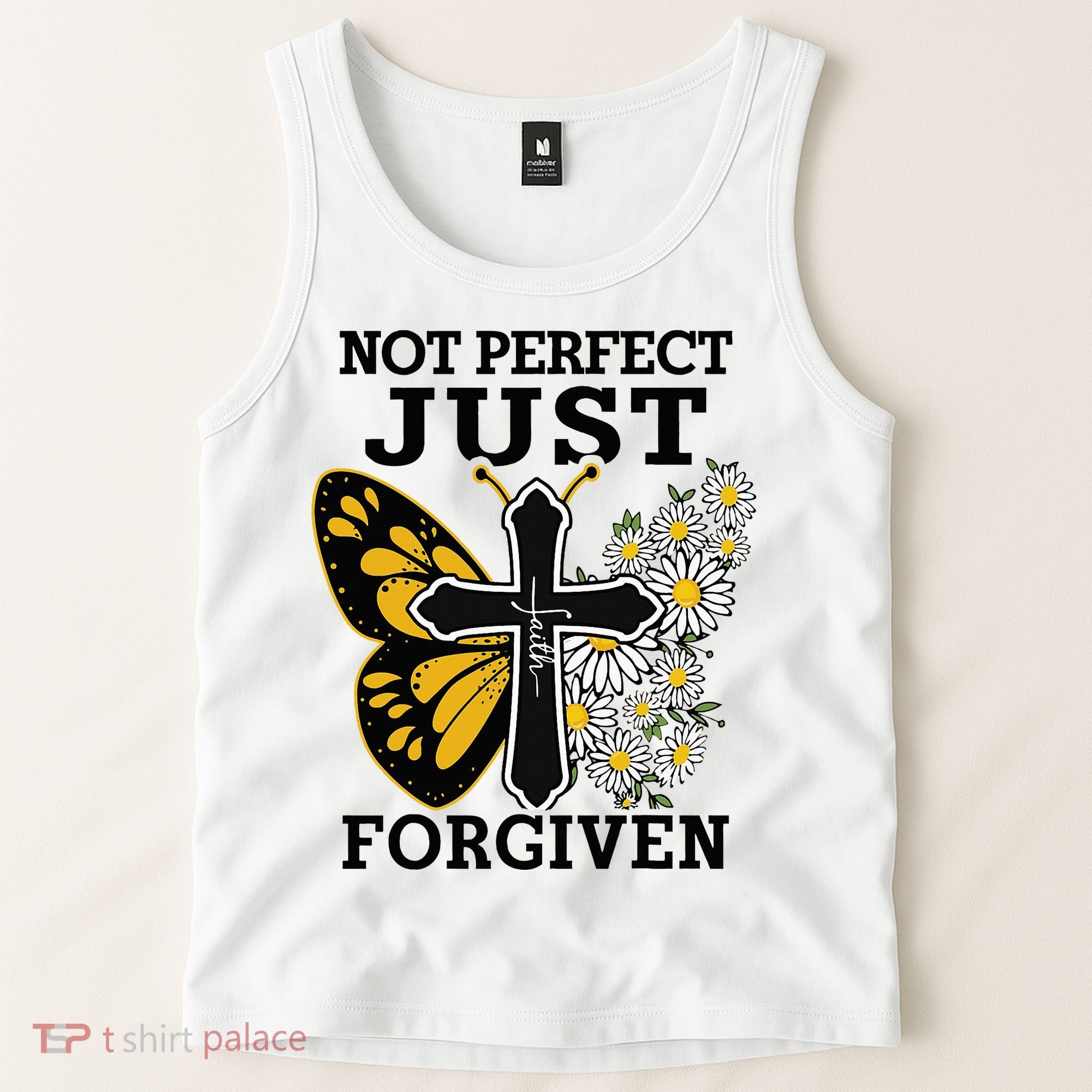 Forgiven and Funny Christian  for Jesus Lovers Tank Top