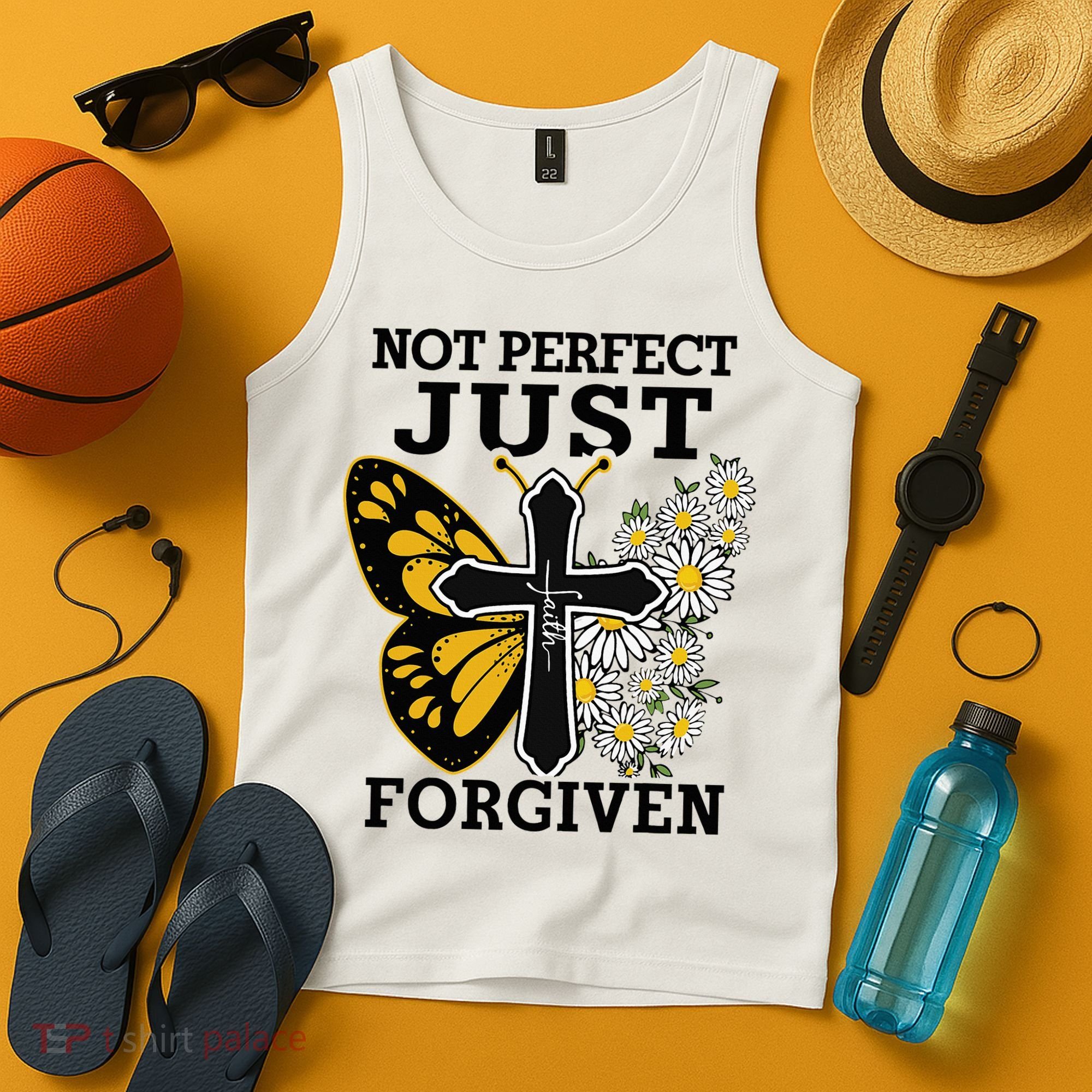 Forgiven and Funny Christian  for Jesus Lovers Tank Top