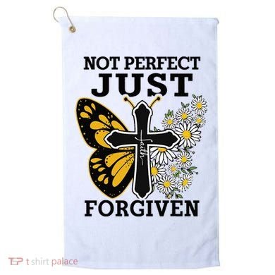 Forgiven and Funny Christian  for Jesus Lovers Golf Towel