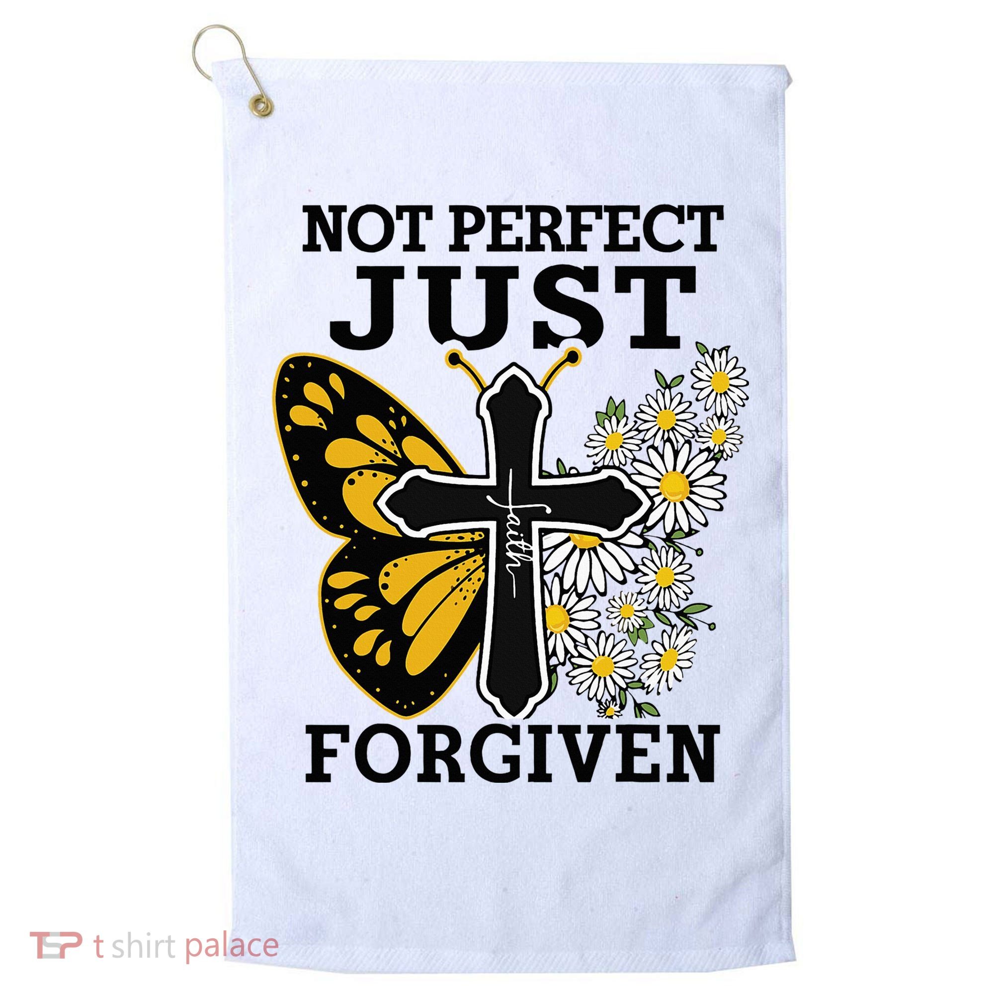 Forgiven and Funny Christian  for Jesus Lovers Golf Towel