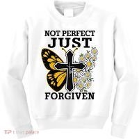 Forgiven and Funny Christian  for Jesus Lovers Kids Sweatshirt thumb 0