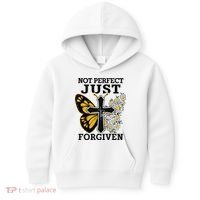 Forgiven and Funny Christian  for Jesus Lovers Kids Hoodie thumb 0