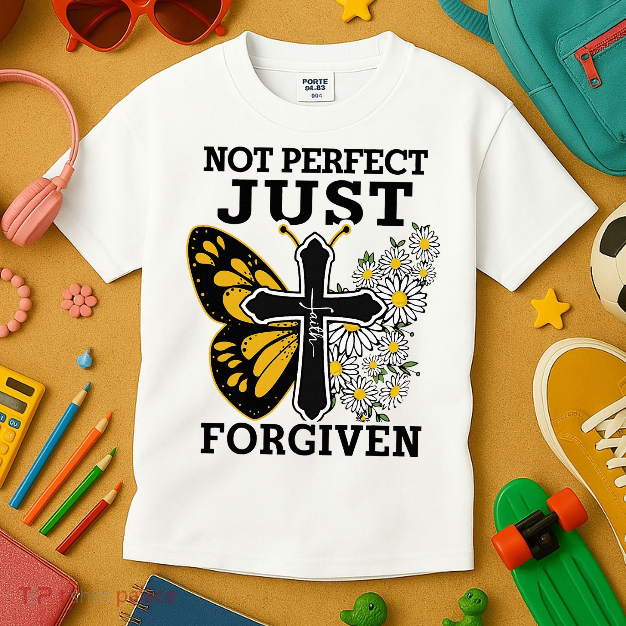 Forgiven and Funny Christian  for Jesus Lovers Kids T-Shirt