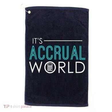 Funny Accounting Golf Towel