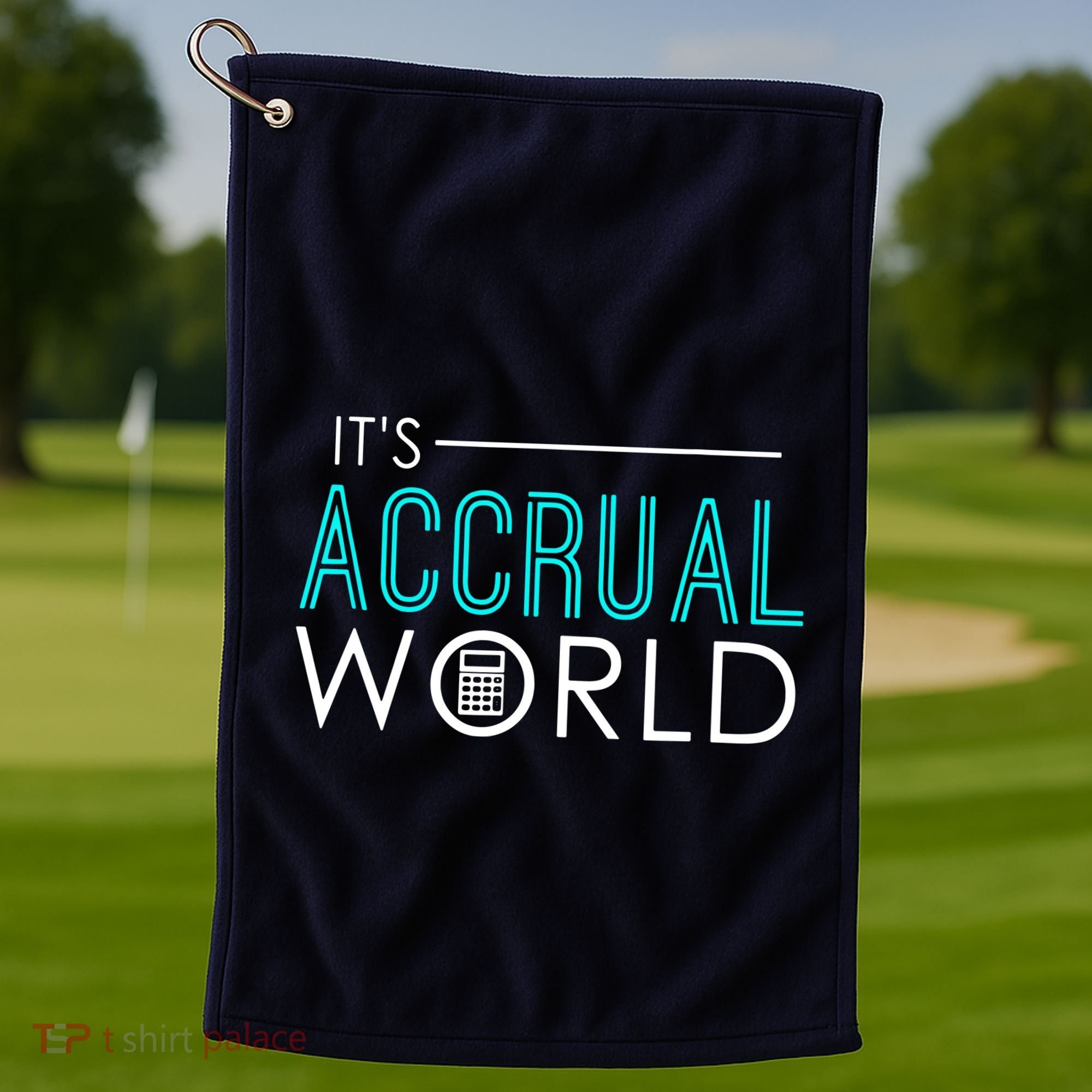 Funny Accounting Golf Towel