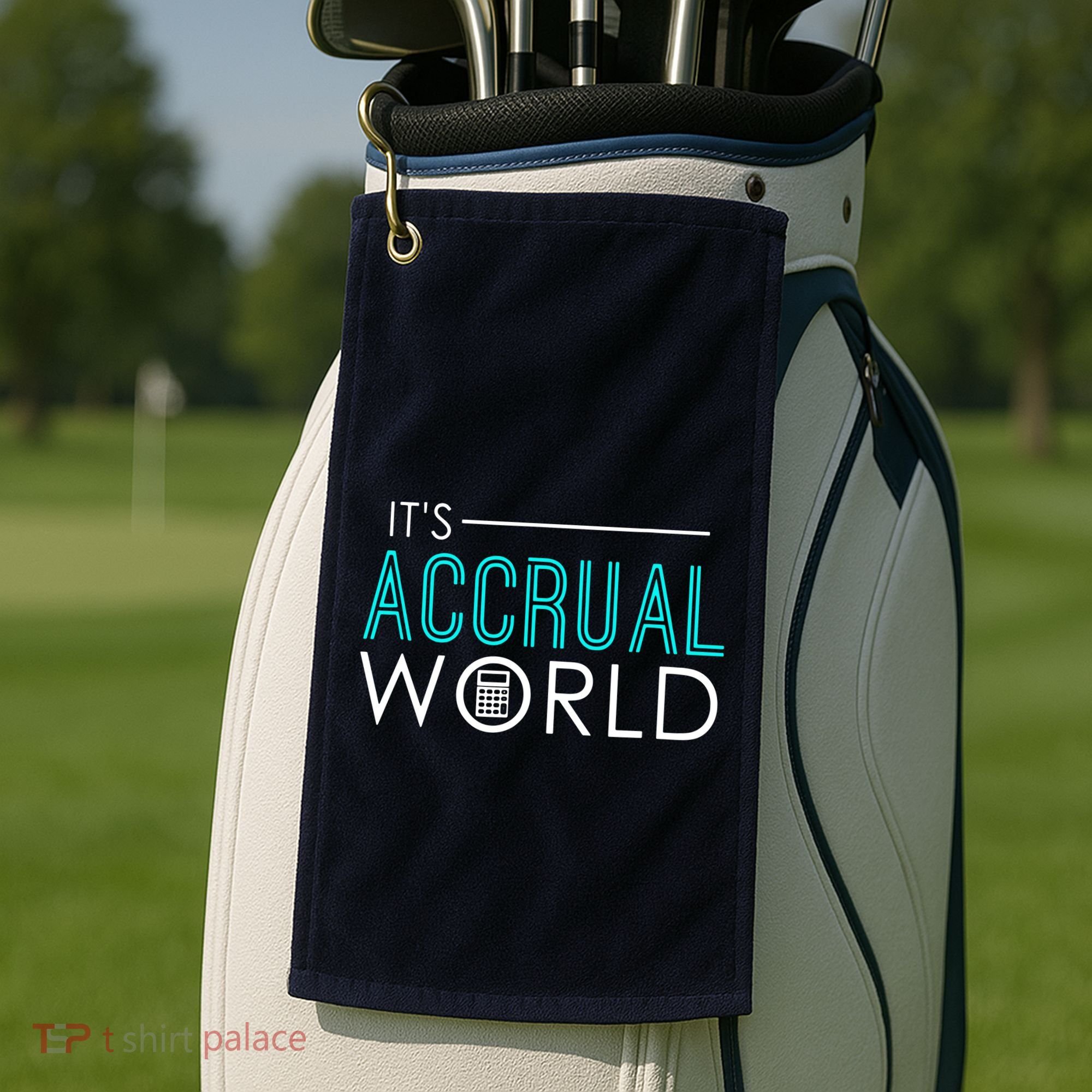 Funny Accounting Golf Towel