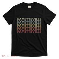 Fayetteville Arkansas Fayetteville Ar Retro Vintage Text T-Shirt thumb 0