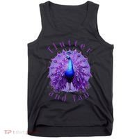 Flutter and Fan apparel peacock on glowing moon Tank Top thumb 0