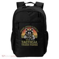 Forage Around & Find Out Tactical Trash Panda Funny Raccoon Backpack thumb 0