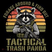 Forage Around & Find Out Tactical Trash Panda Funny Raccoon Coffee Mug thumb 5