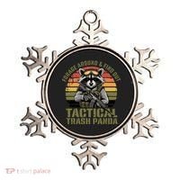 Forage Around & Find Out Tactical Trash Panda Funny Raccoon Ornament thumb 0