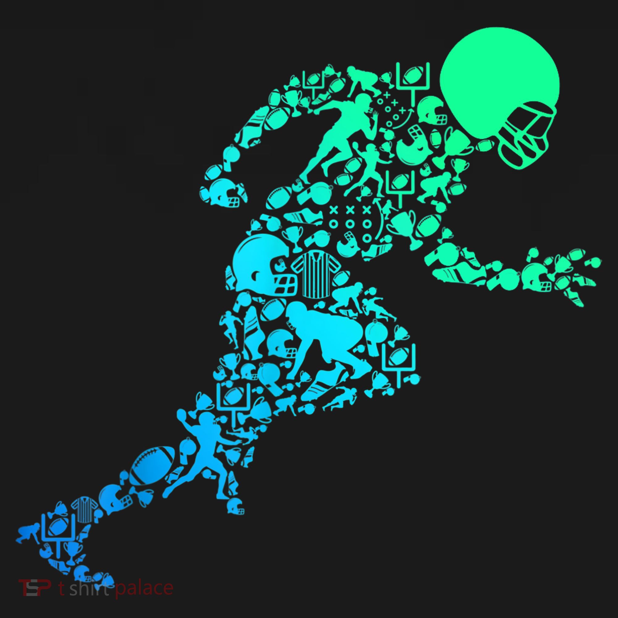 Football American Football Kids Boys Men TShirt Women's Hoodie