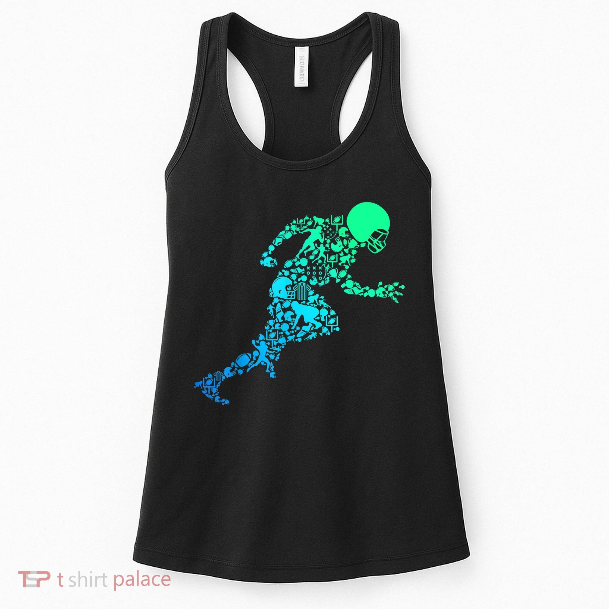 Football American Football Kids Boys Men TShirt Women's Tank Top