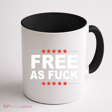 Free As Fuck Kyle Rittenhouse Coffee Mug back