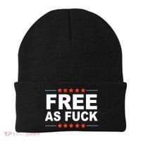Free As Fuck Kyle Rittenhouse Beanie thumb 0