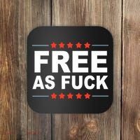 Free As Fuck Kyle Rittenhouse Coaster thumb 0