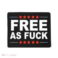 Free As Fuck Kyle Rittenhouse Mousepad thumb 0