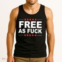 Free As Fuck Kyle Rittenhouse Tank Top thumb 3