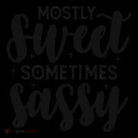 Funny And Feisty Mom Mostly Sweet Sometimes Sassy Coffee Mug thumb 5