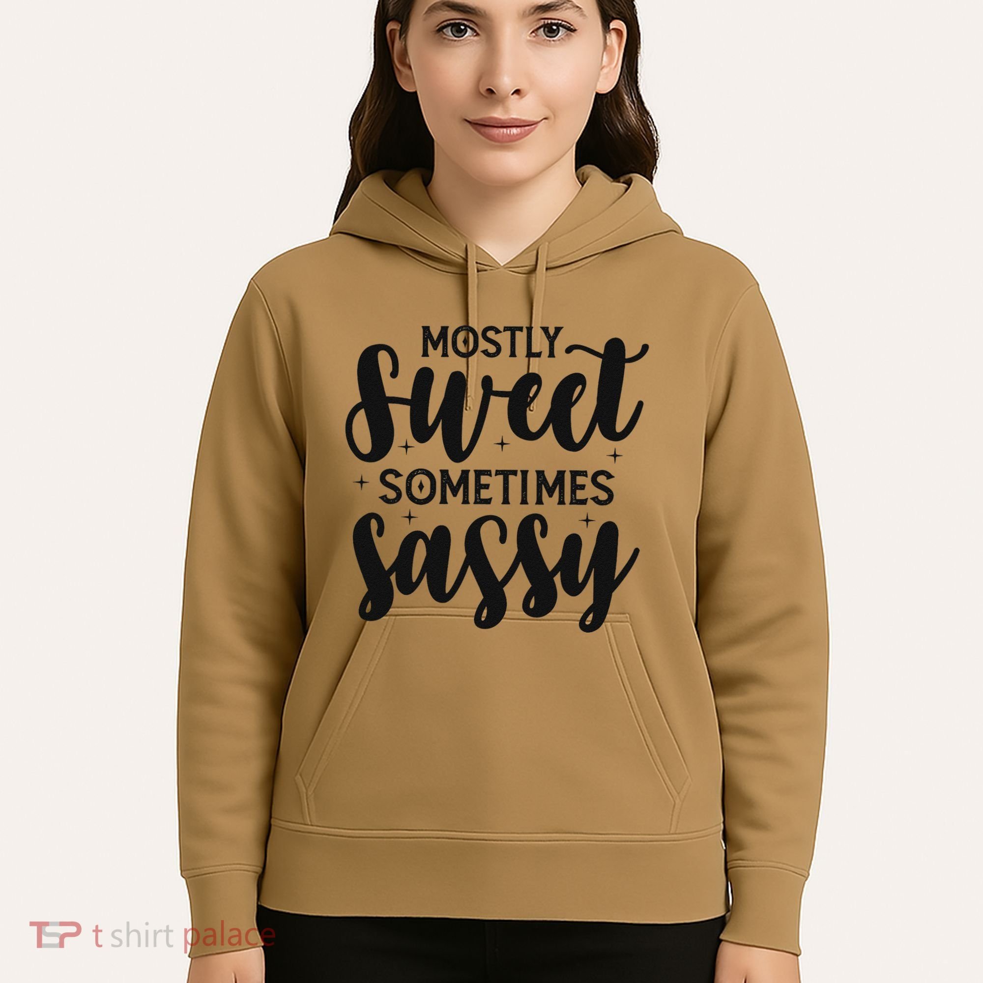 Funny And Feisty Mom Mostly Sweet Sometimes Sassy Hoodie