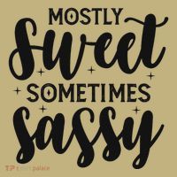 Funny And Feisty Mom Mostly Sweet Sometimes Sassy Long Sleeve Shirt thumb 2