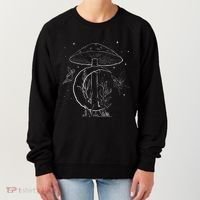 Fairycore Aesthetic Fairy Core Grunge Mushroom Moon Fairies Women's Sweatshirt thumb 0