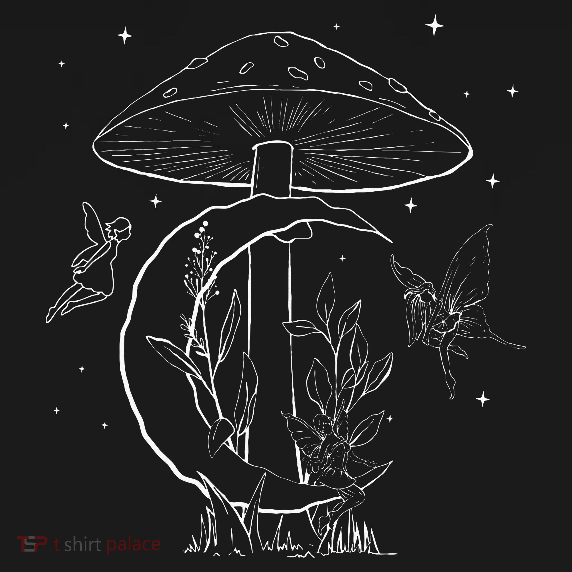 Fairycore Aesthetic Fairy Core Grunge Mushroom Moon Fairies Sweatshirt