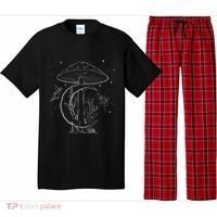 Fairycore Aesthetic Fairy Core Grunge Mushroom Moon Fairies Pajama Set thumb 0