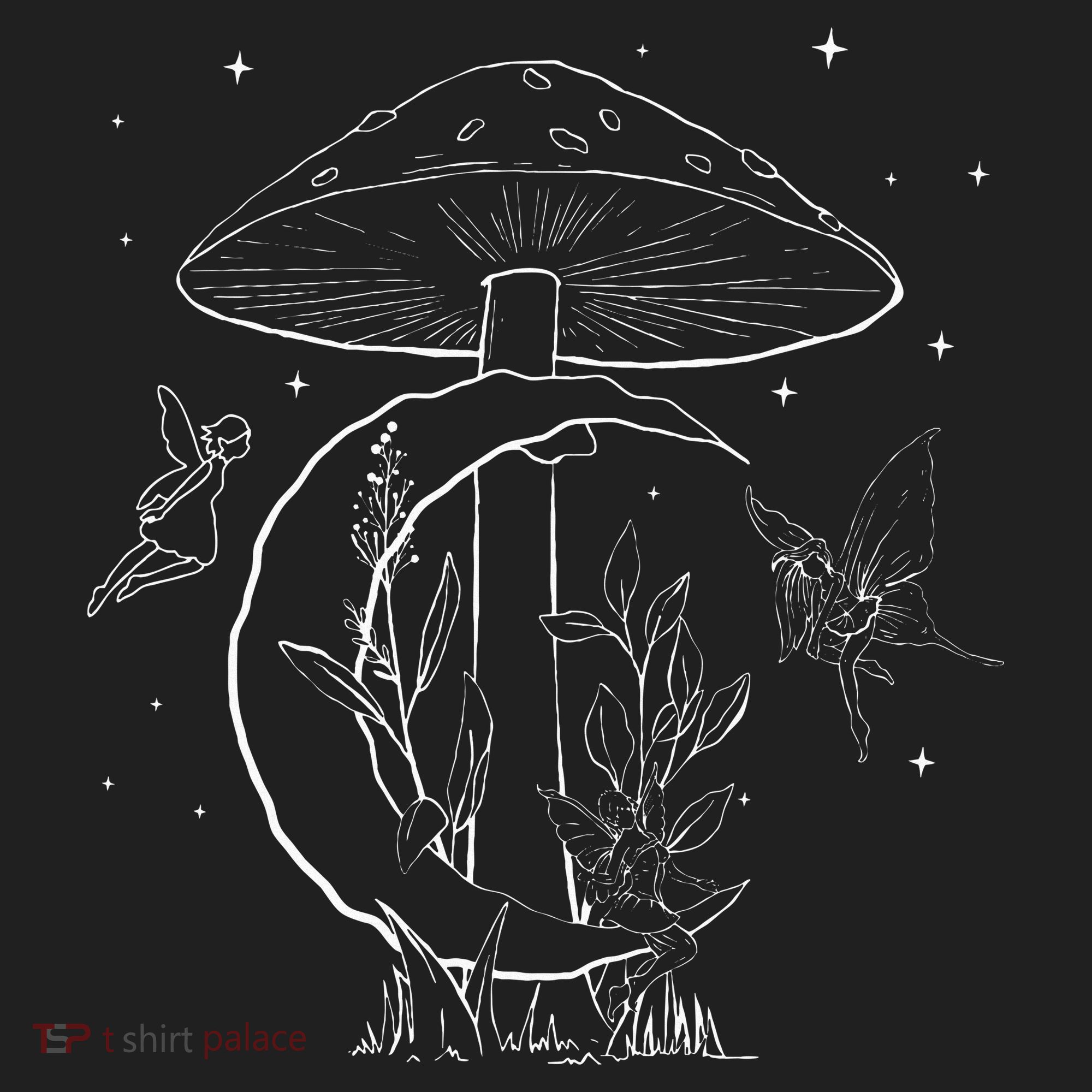 Fairycore Aesthetic Fairy Core Grunge Mushroom Moon Fairies 40oz Vacuum Insulated Stainless Steel Travel Tumbler