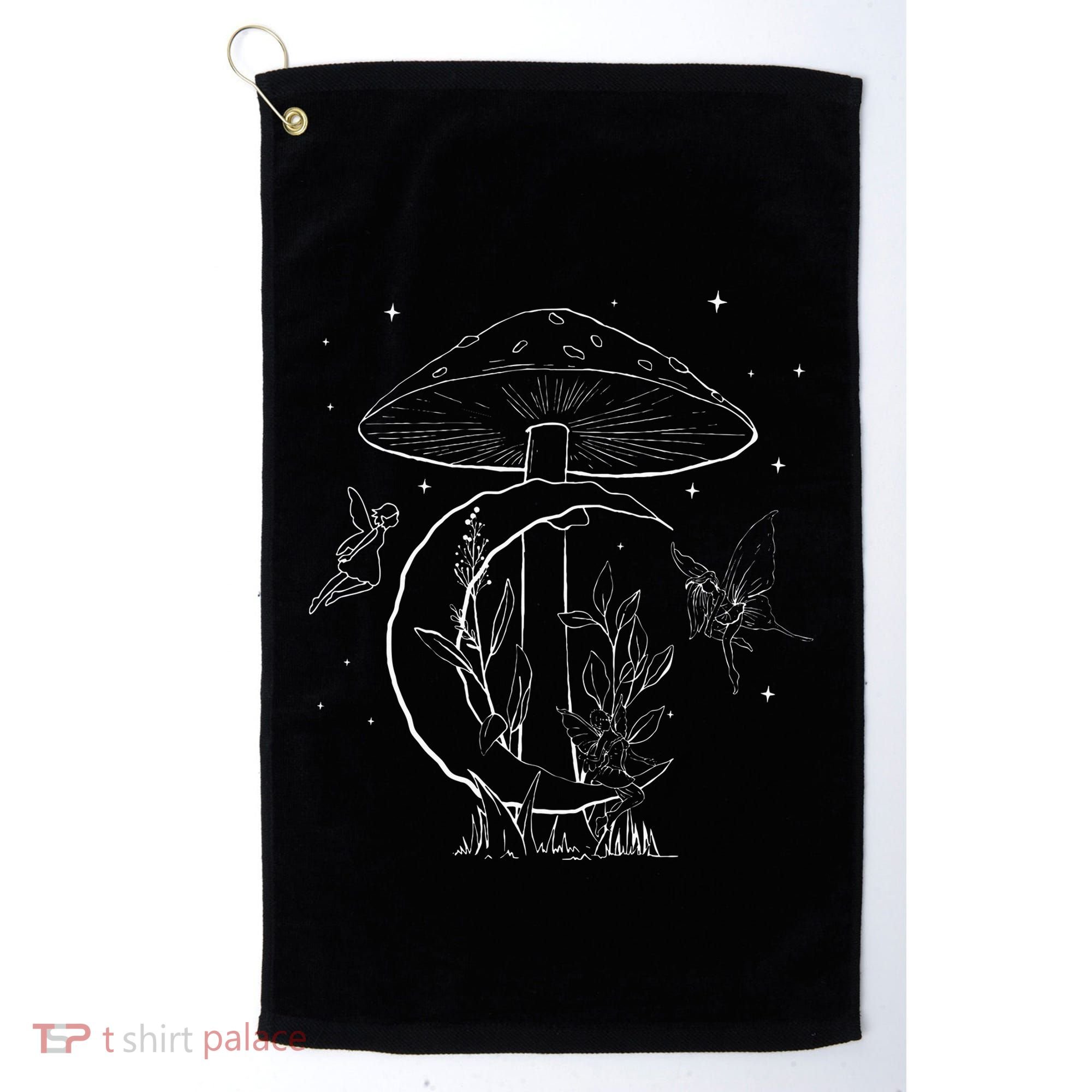Fairycore Aesthetic Fairy Core Grunge Mushroom Moon Fairies Golf Towel
