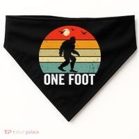 Foot Amputee Funny Amputee Big Foot Limb Loss Awareness USA-Made Doggie Bandana thumb 0