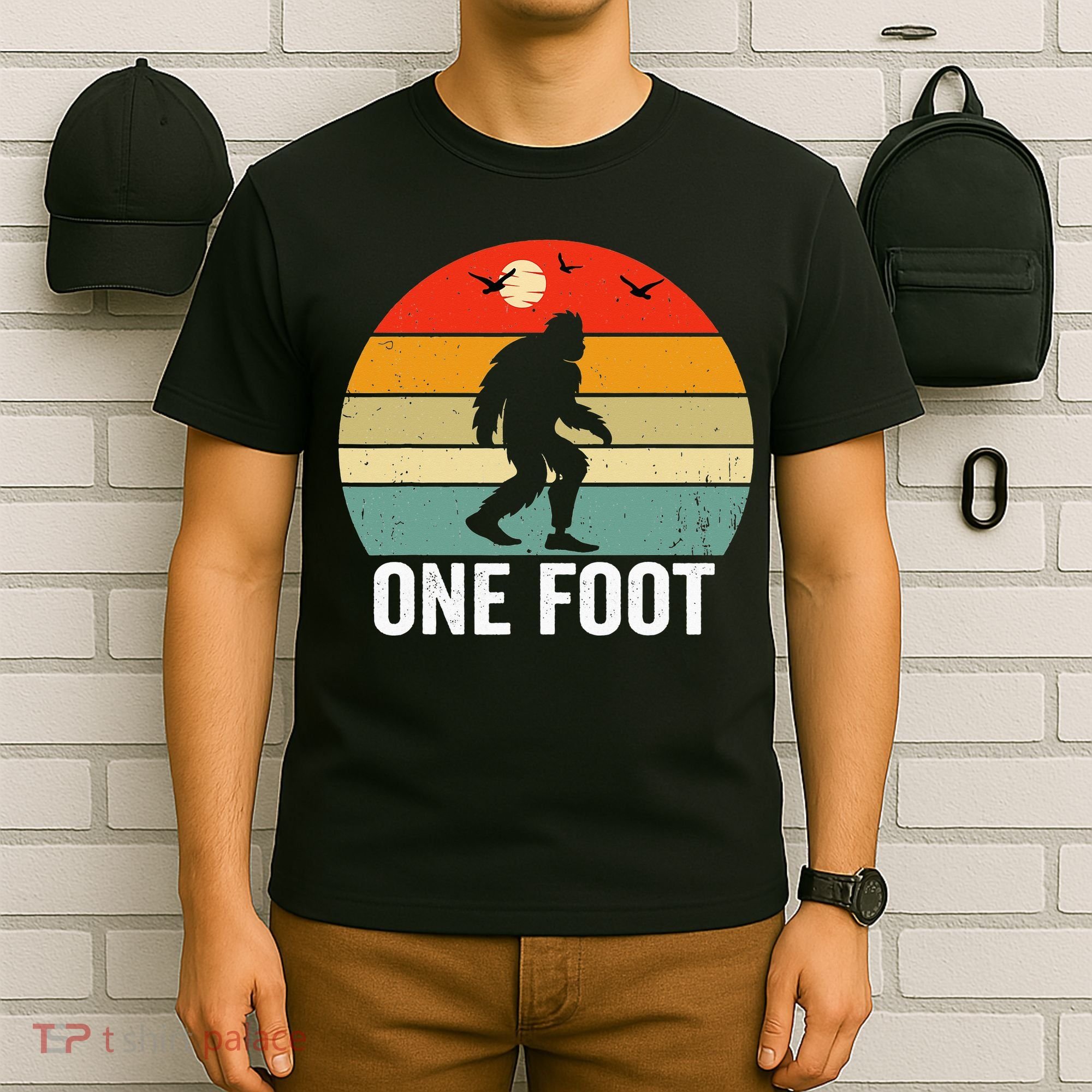 Foot Amputee Funny Amputee Big Foot Limb Loss Awareness T-Shirt