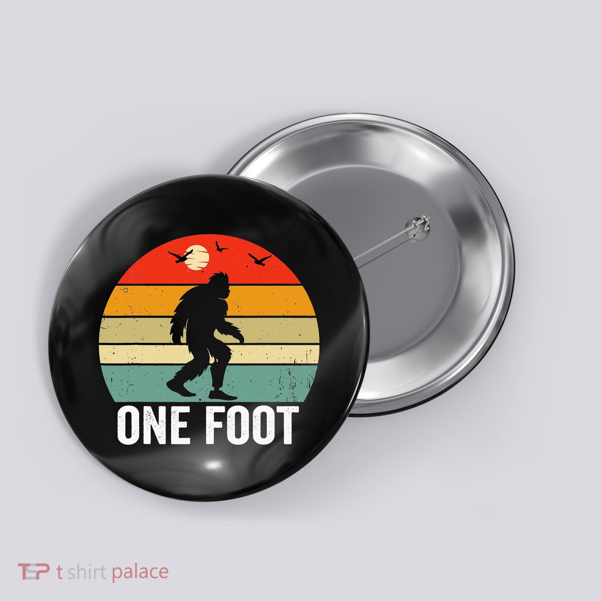 Foot Amputee Funny Amputee Big Foot Limb Loss Awareness Button