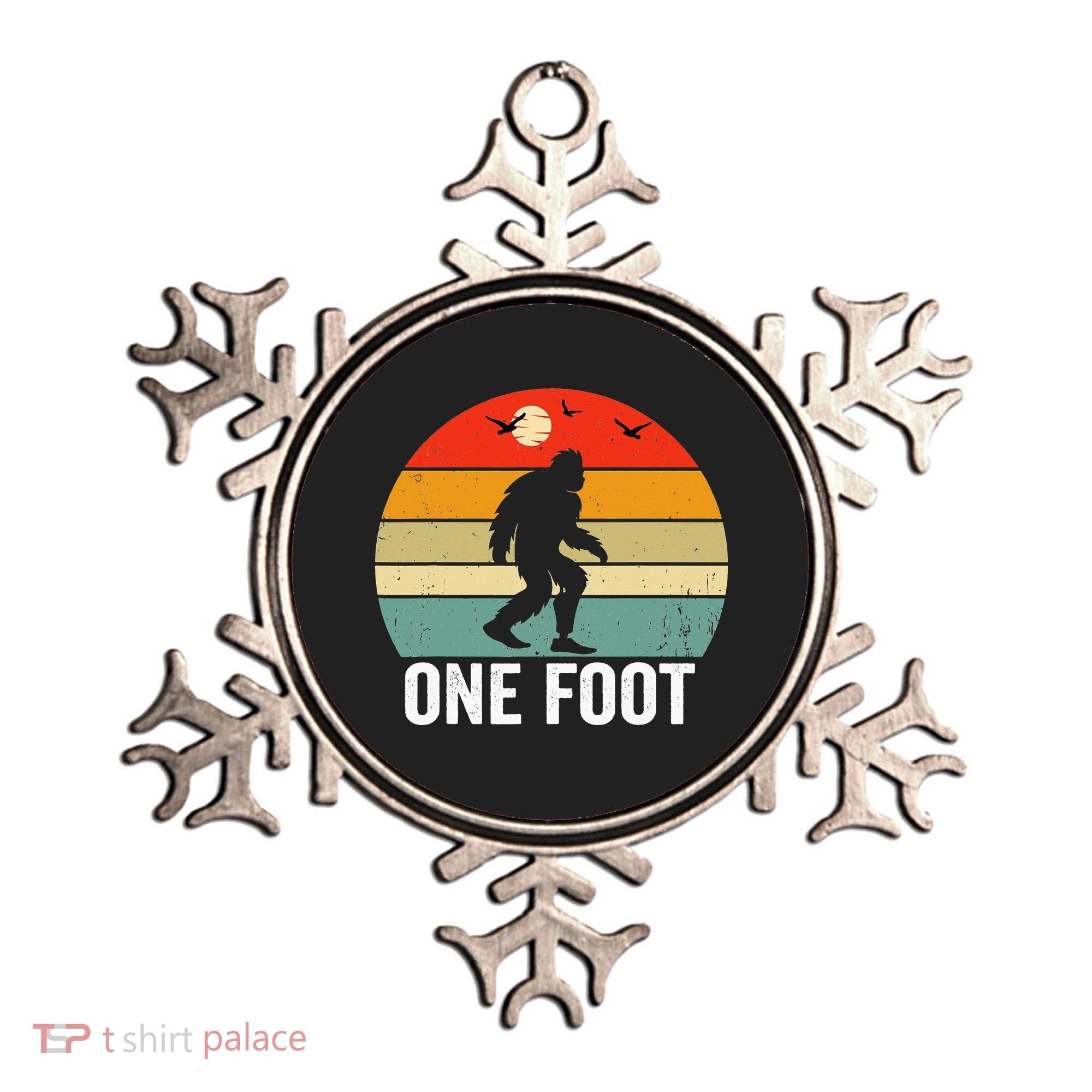 Foot Amputee Funny Amputee Big Foot Limb Loss Awareness Ornament