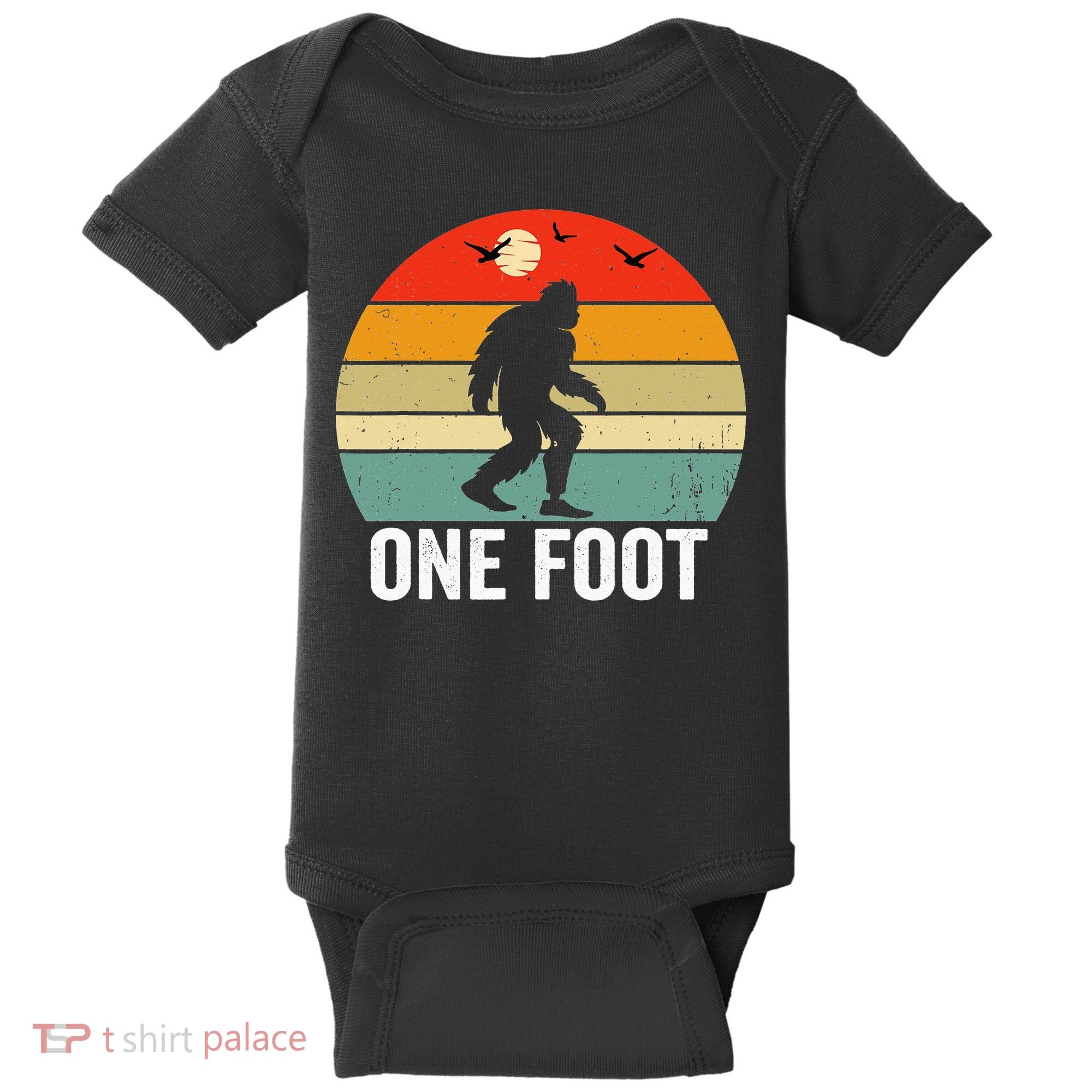 Foot Amputee Funny Amputee Big Foot Limb Loss Awareness Baby Bodysuit