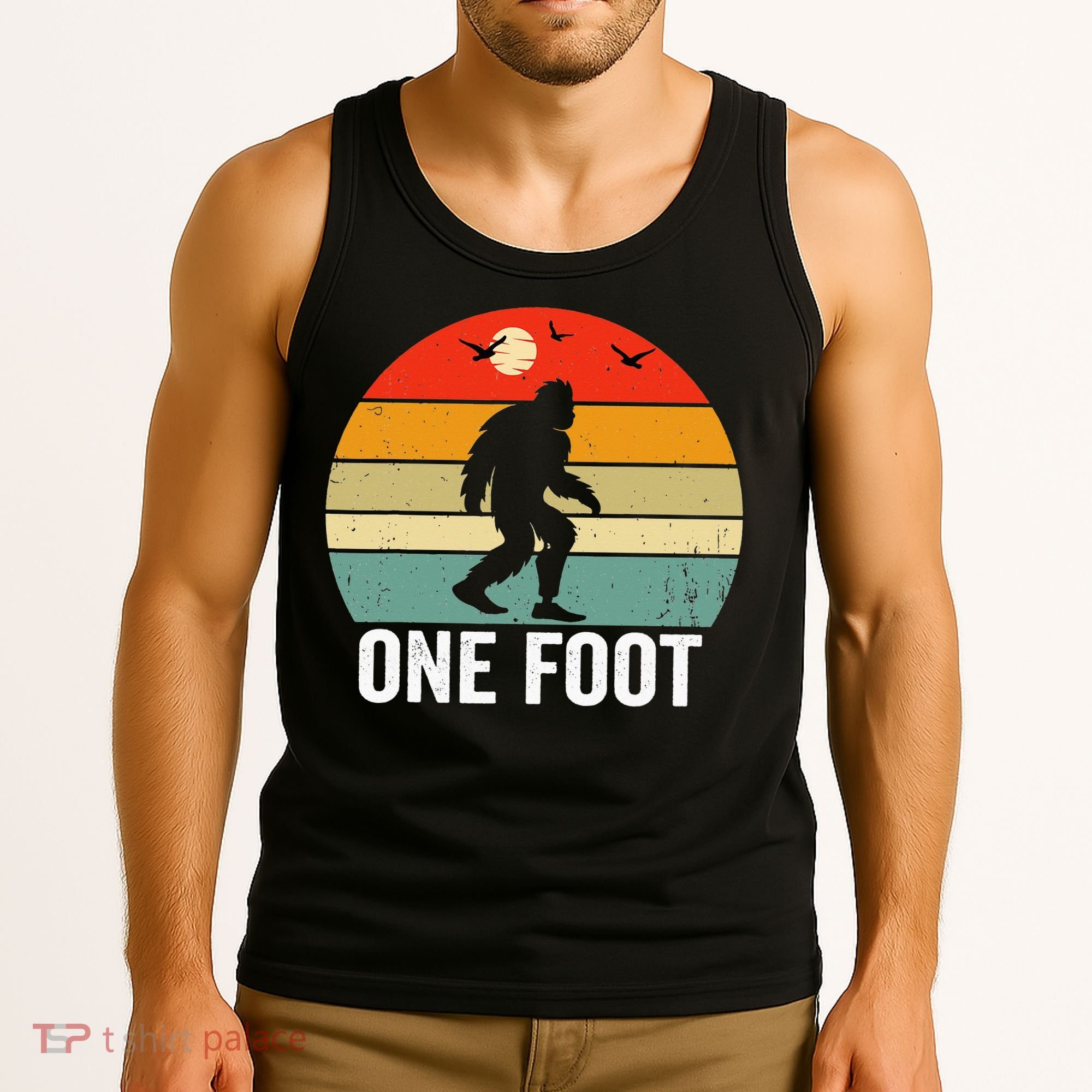 Foot Amputee Funny Amputee Big Foot Limb Loss Awareness Tank Top